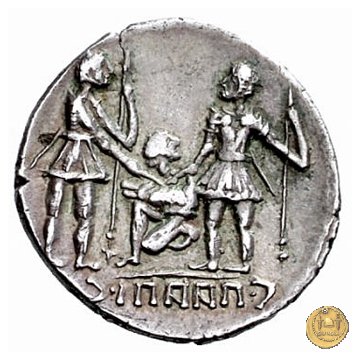 5 - Giuramento a due 90 BC (Campania?) 5 - Giuramento a due 90 BC (Campania?)